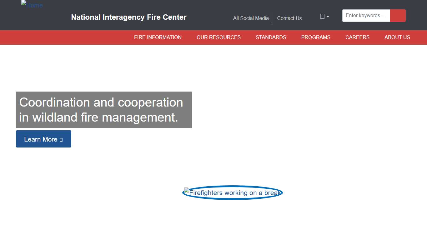 Welcome to the Nation's Logistical Support Center National Interagency Fire Center